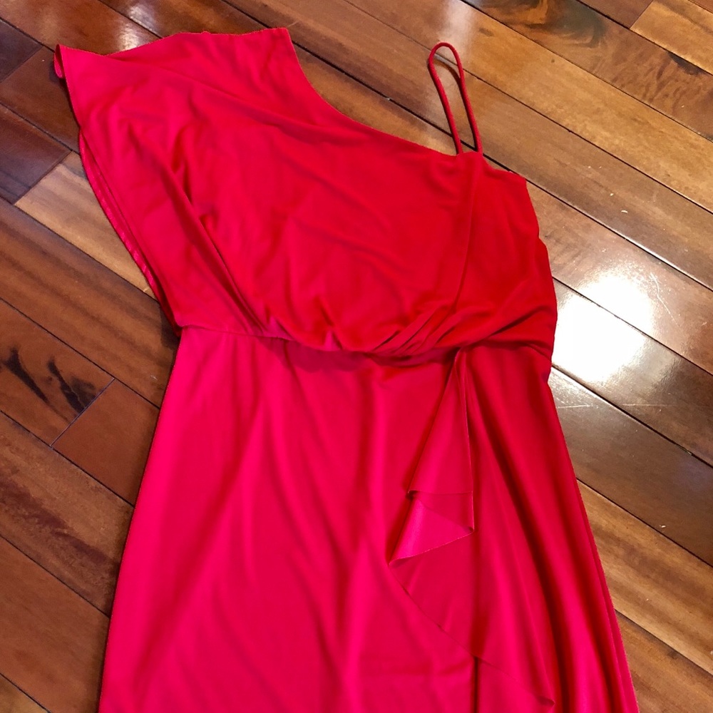 Women’s red dress